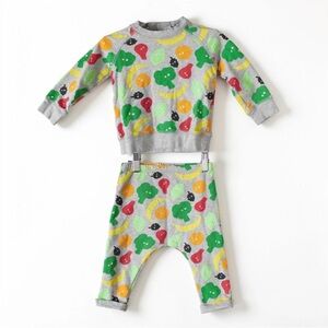 Stella McCartney Kids Tracksuit Boys 18 Months Vegetables All Over Print Pattern